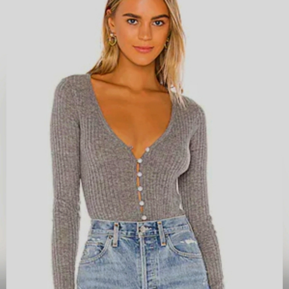 Revolve Lovers + Friends Pearl Baxter Cardigan Details Sweater